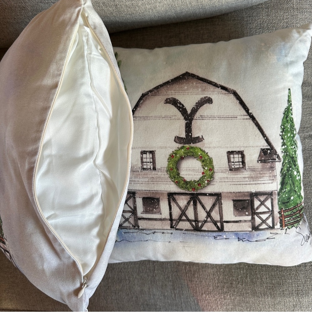 Yellowstone Dutton Decorative Throw Pillows with Inserts Set of 2 - Picture 6 of 9